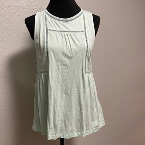 Old Navy Women's Mint Green Sleeveless Flowy Top Medium